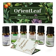 OrientLeaf 100% Pure Essential Oils Set, Aromatherapy Blended Scents Variety Essential Oils Gift Set for Diffusers, Massage, Sleep, Perfect Mother's Day Gifts for her