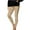 D02-Khaki, variant on QIUOMBBP Red Women's Striped Leggings Stretchy Full Ankle Length Yoga Pants Holiday High Waisted Pants Christmas Gifts S