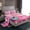 Pink 03, variant on Feelyou Blue Game Console Teens Twin Sheet Sets, Ice Cream Donut Bedding, 3 Pieces