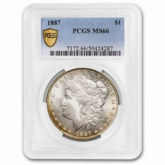 1887 Morgan Dollar MS-66 PCGS
