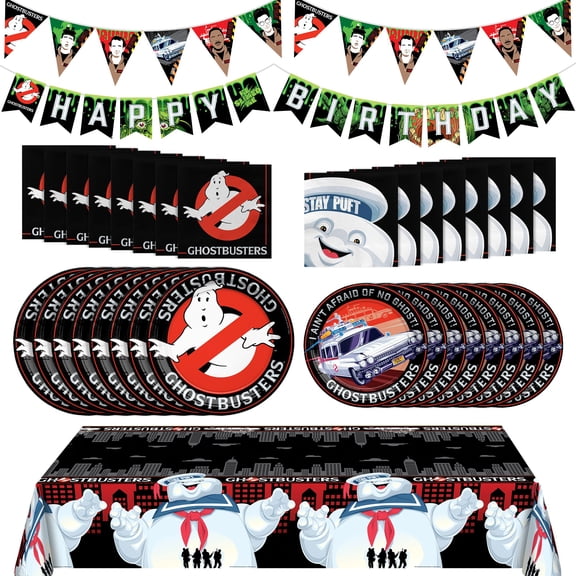Ghostbusters Party Supplies Complete Set for 16 Guests