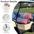 thumbnail image 6 of Uorisanigo Golf Cart Seat Covers Funny Elastic Front Seats Cover Heat-Resistant 1 Backrest and 1 Seat Covers Car Accessories Fit EZGO TXT RXV/Club Car DS(American Flag Golf Balls), 6 of 7