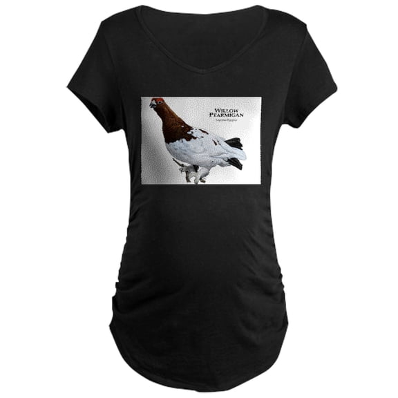 CafePress - Willow Ptarmigan Maternity Dark T Shirt - Maternity Dark T-Shirt