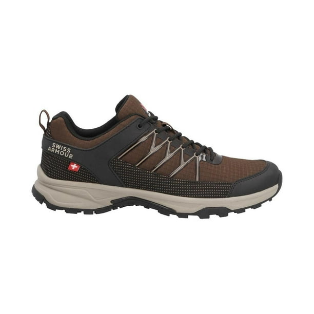 Tenis Uso Rudo Swiss Armour Hiking Casual Hombre cafe 30 Walmart