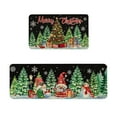 thumbnail image 2 of Boovnll Christmas Kitchen Rugs Set of 2, Absorbent Non-Slip Soft Christmas Rugs Washable for Kitchen, Entrance, Bathroom, Laundry Room Rug, Christmas Decorations, 2 of 7