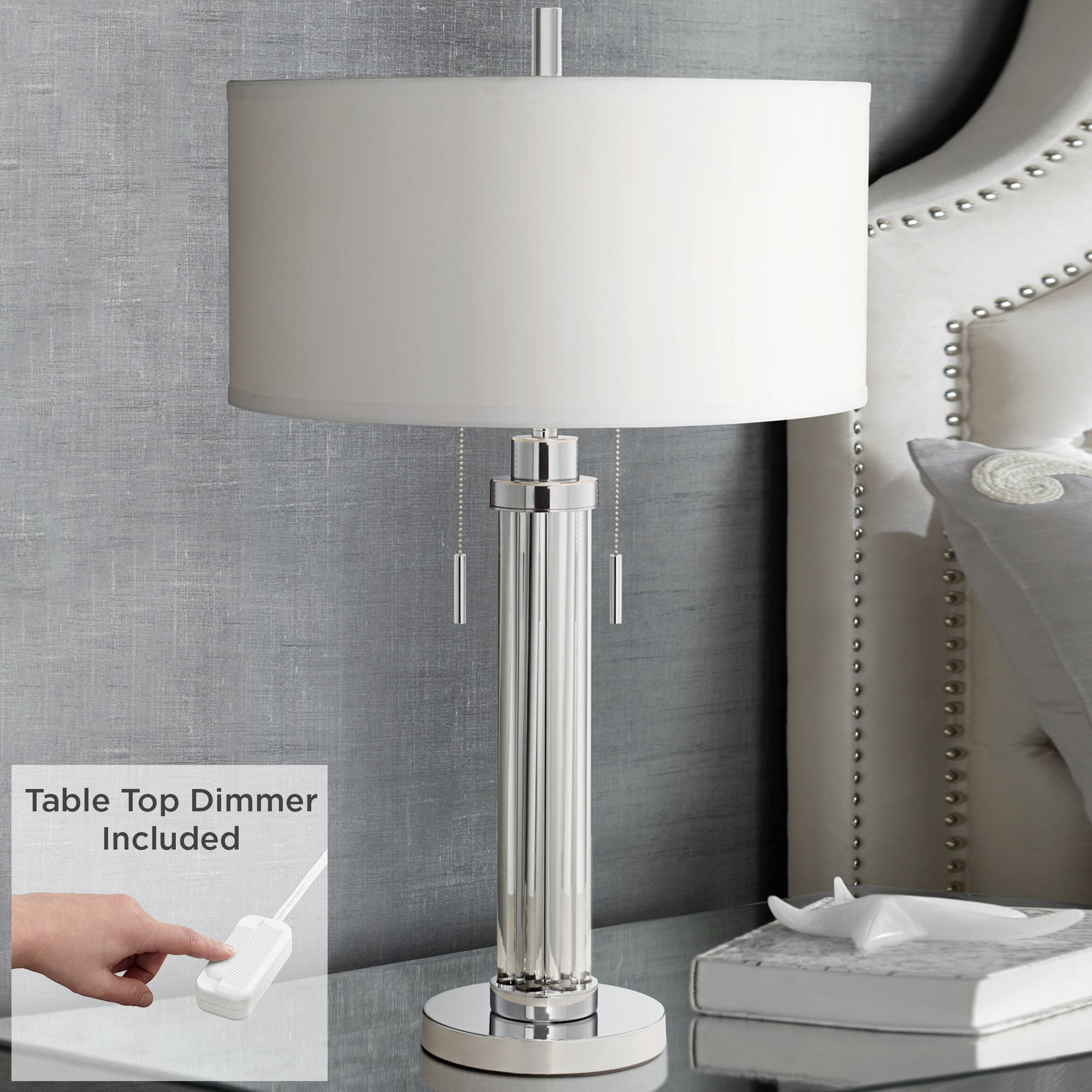 Possini Euro Design Modern Table Lamp, Possini Floor Lamp With Table Top