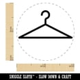 thumbnail image 2 of Clothes Hanger Laundry Self-Inking Rubber Stamp Ink Stamper - Green Ink - Mini 1/2 Inch, 2 of 7