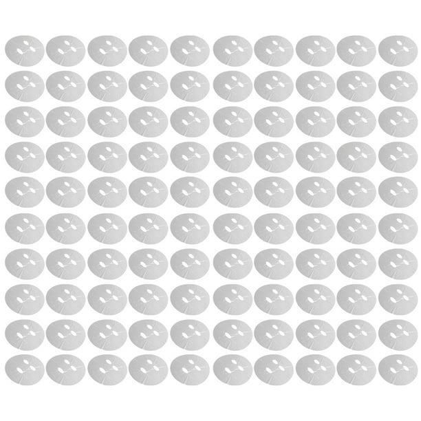 Envoltura De Mascarilla Facial, Película De Mascarilla Facial Higiénica Desechable 100 Piezas Para Salón De Belleza Para El Hogar