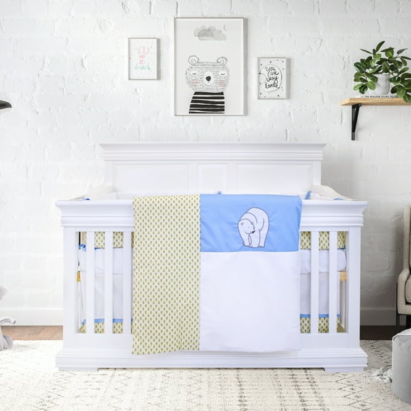Bebelelo - Ensemble de Literie - 5 Pcs - Polar Bear en Forêt