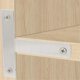 thumbnail image 4 of 100pcs Flat Tee Mending Plate, Stainless Steel T Brackets, 4 of 5
