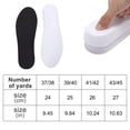 thumbnail image 3 of Unique Bargains 2 Pair Comfortable Height Increase Shoe Inserts White, Black 7, 3 of 6