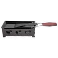 thumbnail image 2 of Garosa Portable Non-Stick Cheese Raclette Rotaster Baking Tray Stove with Wodd Handle Grilling Tool, Mini Raclette, Mini Raclette Set, 2 of 9