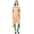 thumbnail image 6 of Phagun Angrakha Style Rayon Womens Tunic Kurta Pom-Pom Designer Kurti Top Indian Clothing, 6 of 7