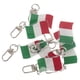 thumbnail image 5 of ColoMX 12 llaveros con la bandera italiana - Llavero con la bandera italiana, llavero de fútbol, colgante para bolsos, carteras y mochilas, colgante de bendición y souvenirs., 5 of 7