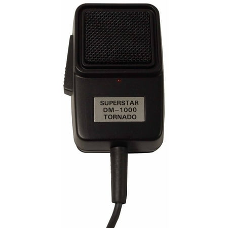 Workman DM1000 Powered Tornado Echo Mic for CB Ham Amateur Radio 4-Pin (Best Microphone For Ham Radio)