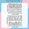thumbnail image 5 of Leaf Border Corner Metal Die Cuts Leaves Background Metal Cutting Die Best Wishes Blessing Text Cutting Dies for DIY Scrapbooking Photo Album Decorative Embossing Paper Card, 5 of 6