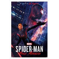 Marvel's Spider-Man: Miles Morales - Pose Wall Poster, 14.725" x 22.375", Framed