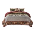 thumbnail image 2 of Kip 3 Piece Soft Microfiber King Quilt Set, Simple Bear Print, Multicolor, 2 of 6