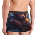 thumbnail image 5 of Daiia Lazy Stone Bear Men's Underwear Boxer Briefs, Cotton Stretch Moisture-Wicking Underwear-XX-Large, 5 of 9