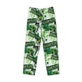 thumbnail image 4 of Sigee Football 7 Print Men's Pajama Pants - Soft Lounge Sleep Bottoms with Elastic Waistband and Pockets-, 4 of 9
