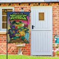 thumbnail image 2 of Tortugas Ninja Adolescentes Mutantes -bandera de jardín temática. Regalo perfecto para fans, amigos y familiares, ideal para actividades al aire libre y decoración de fiestas.45CM*100CM, 2 of 5