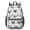 French Bulldog and, variant on Dachshund and Floral Beige Pattern 17" School Backpacks for Teens,Waterproof Oxford Fabric,S-Shape Padded Straps for School,Travel,Hiking,Camping