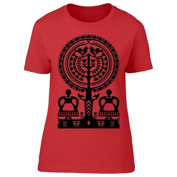 Kurpie Papercuts T-Shirt Women -Image by Shutterstock, Female Small