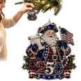 thumbnail image 2 of Patriotic 250th Anniversary Christmas Ornaments,250 Anniversary USA Merchandise,Metal Hanging Christmas Decorations,Stocking Stuffers,Commemorative Gifts for Mom Dad Friends Coworker(A), 2 of 6