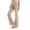 F-49Khaki, variant on ZHOGXU Yoga Pants For Women High Waisted Solid Color Flared Slim Fit Stretchy Comfortable Sports Pants Trousers With Pockets For Daily Wear Dark Gray L