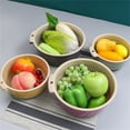 thumbnail image 3 of XGFHYJEH Colander, Colander Plastic, Small Colander, Berry Colander, Kitchen Colander, Fruit Colander, Small Colander for Fruit and Veggies， Colander Plastic with Handle, 3 of 5