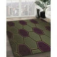 thumbnail image 3 of Ahgly Company Machine Washable Indoor Round Transitional Midnight Gray Area Rugs, 4' Round, 3 of 7