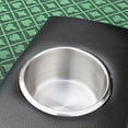 thumbnail image 6 of 96" Poker Table for Detachable Armrest Chip Tray Jumbo Cup Holders Speed Cloth Stainless Pedestal Base, 6 of 7