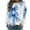 Light Blue, variant on YUGYXL Womens Floral Sweatshirt Vintage Long Sleeve Crewneck Pullover Fall Tops Trendy Graphic Oversized Casual Clothes Light Blue L