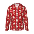thumbnail image 2 of Lsque cute Christmas Moose UPF 50+ Lightweight Sun Protection Men's Women's Long Sleeve Shirt, Hoodie Performance -Medium, 2 of 9