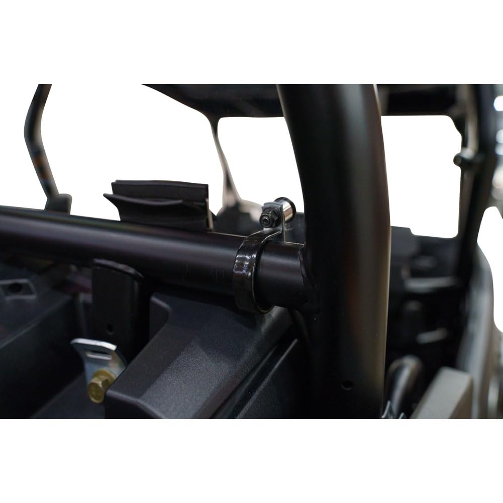 Tusk UTV Polycarb Rear Window Clear - Scratch Resistant - With Speaker Cut Outs For Polaris RZR XP 1000 Premium 2024