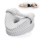 thumbnail image 1 of Almohada ortopédica para dormir en forma de corazón para piernas, cojín en cuña con soporte para rodillas, almohadillas para ciática, cojín corporal, 1 of 4