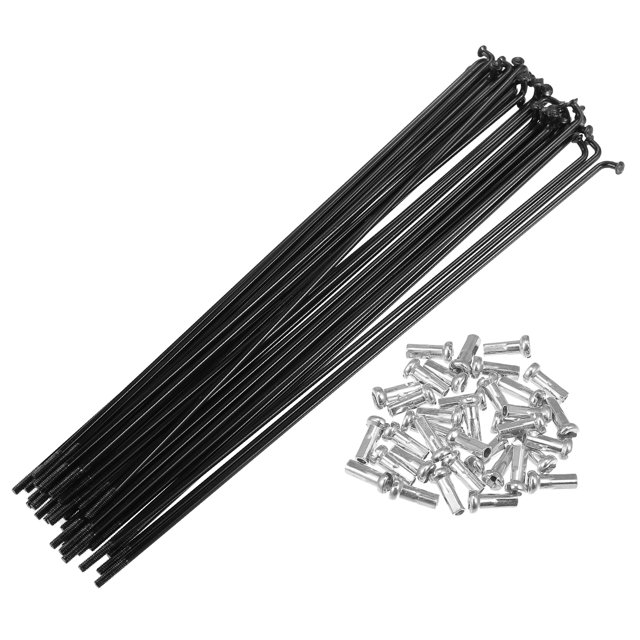 Radios de acero para bicicleta de 14 G J Bend 178 mm 7,01 pulgadas con tetinas de latón Unique Bargains