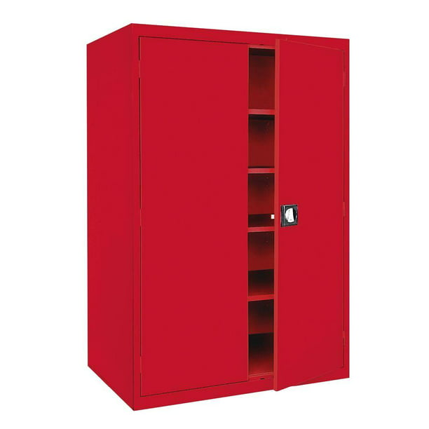 X 78 H 5 Shelf Steel Storage Cabinet, Sandusky Lee Cabinets
