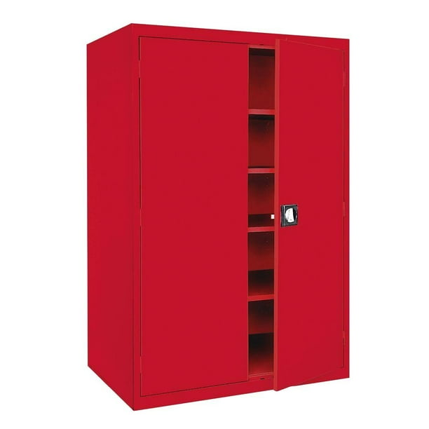 Sandusky Lee 46 W X 24 D 78 H 5 Shelf Steel Storage Cabinet With Recessed Handle Com X 78 H 5 Shelf Steel Storage Cabinet, Sandusky Lee Cabinets