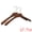 Retro, variant on Unique Bargains 2Pcs Durable Wood Space Saving Clothes Hangers Retro