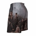 thumbnail image 4 of Vampire Diaries Men's Swim Trunks Board Shorts Drawstring Elastic Waist Quick Dry Swimsuits Beach Shorts with Pockets M, 4 of 8