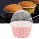 thumbnail image 3 of 100 piezas de mini moldes para cupcakes, moldes redondos de papel para hornear pasteles, moldes para muffins con tapa, color rosa, 3 of 9