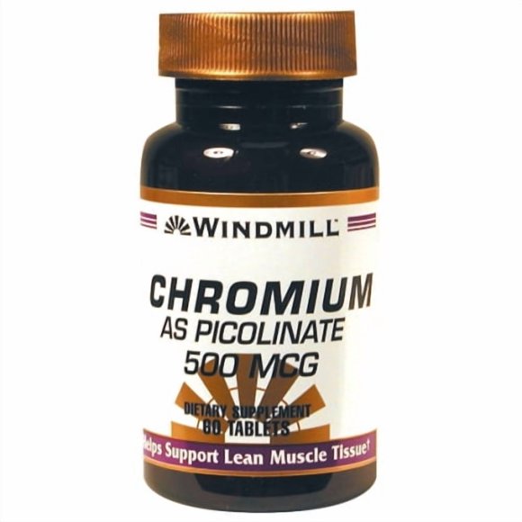 Suplemento Windmill Health Picolinato de Cromo 60 comprimidos