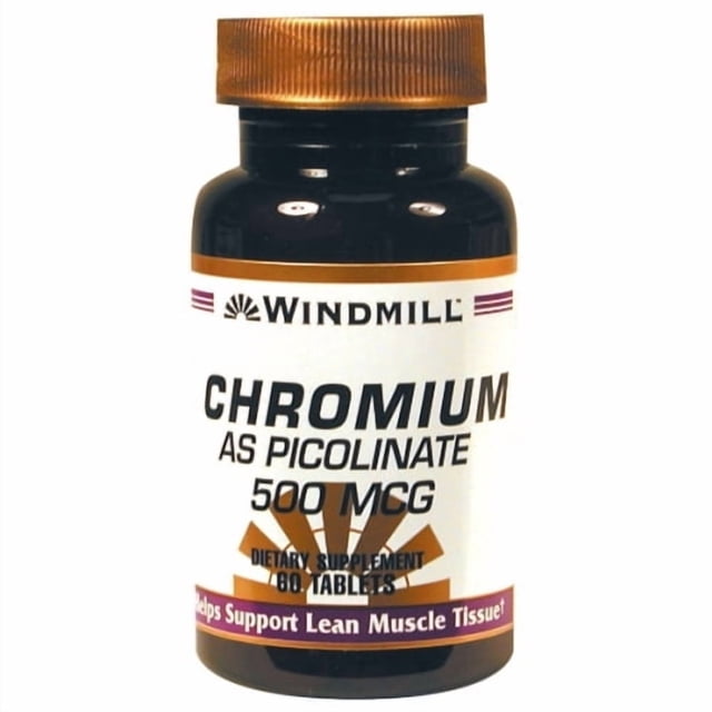Suplemento Windmill Health Picolinato de Cromo 60 comprimidos
