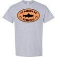 thumbnail image 3 of Inktastic I'd Rather Be Fishing T-Shirt, 3 of 5