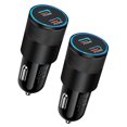 thumbnail image 1 of Cargador de coche AILKIN de 60 W USB C PD3.0 de doble puerto para iPhone Galaxy, 1 of 7