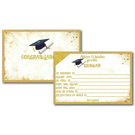 Graduation Cards | L&P Designs | Graduation Well Wishes and Advice Cards Graduation Well Wishes and Advice Cards, Printed on Matte and Gloss (Best Wishes For Engagement Card)
