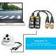 thumbnail image 3 of BNC Twisted Par Cable, Video Balun 2 Par CVI / AHD / TVI / CVBS Para Múltiples Balums, 3 of 7