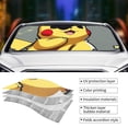 thumbnail image 5 of Windshield Sun Shade Foldable Car Front Window Sunshade For Car Suv Trucks Vans - Best Heat Shield Blocker Visor Cover Blocks Uv Rays And Keeps Your Vehicle Cool-Small, 5 of 5