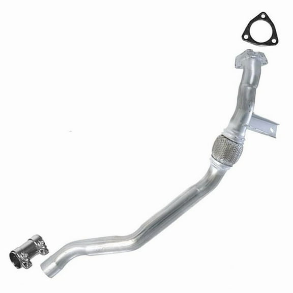 Front flex pipe fits: 2002-2006 audi a4 1.8t automatic transmission-include gas